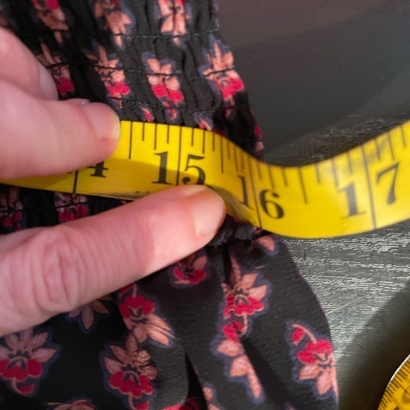 American Rag Women’s Small MIDI Floral Print Stretch Rouched Waist Flowy Dress - Picture 14 of 14